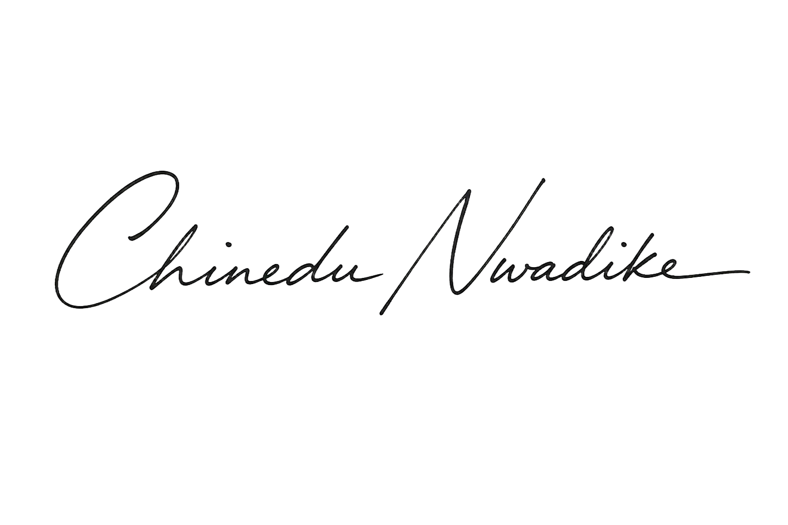 Signature of Chinedu Nwadike